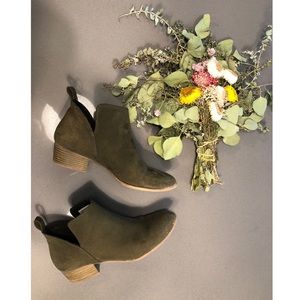 Forest Green Ankle Boots